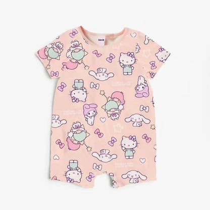 Newborn Baby Clothes Jumpsuit Cartoon Mickey Girl Boy Short Sleeve One-piece Clothes Toddler Costume Romper Infant Onesie