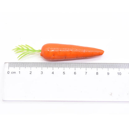 25/50pcs Mini Fake Vegetable Simulation Easter Plastic Artificial Carrot DIY Craft Home Wedding Birthday Party Easter Decoration