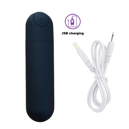10 Speed Mini Bullet Vibrator for Women Rechargeable Vibrating Anal Vagina Jump Eggs Clitoral Stimulator Dildo 18 Adult Sex Toys