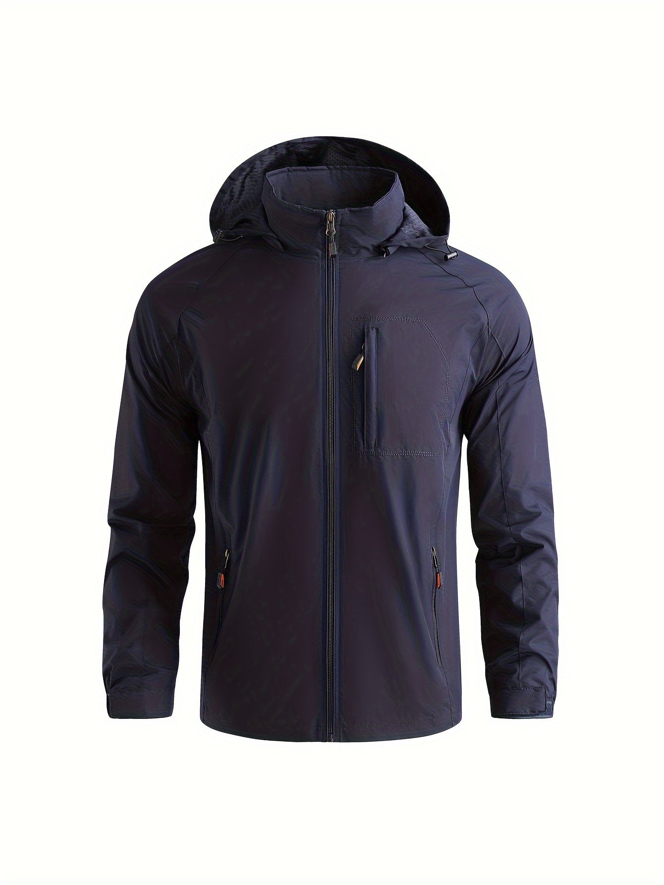 [Popular Choice] Men's Lightweight Jacket Packable Windbreaker Running Jacket Coat Stand Collar Windbreaker Bomber Jacket