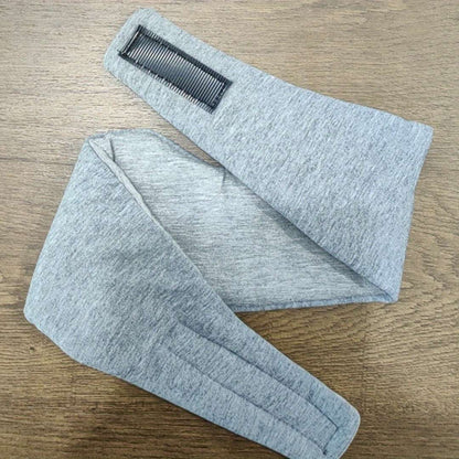 1pc Luxury Oversized Cotton Eye Mask - Adjustable Comfort, Total Darkness Sleep Blindfold with Nose Pad - Soft, Reusable & Ideal for Uninterrupted Rest
