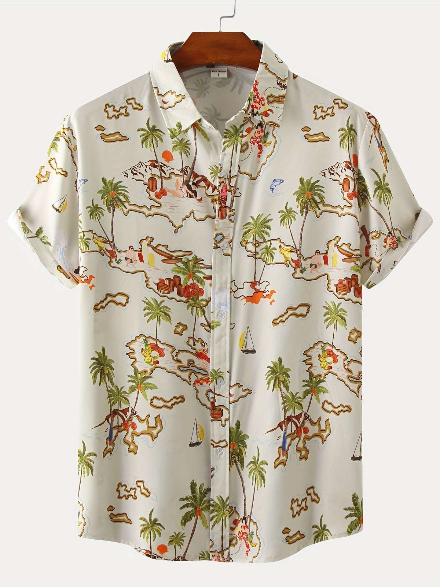 2022 New Arrival - Mens Trendy Graphic Print Casual Shirt - Short Sleeve, Breathable, Vibrant Designs for Stylish Everyday Wear
