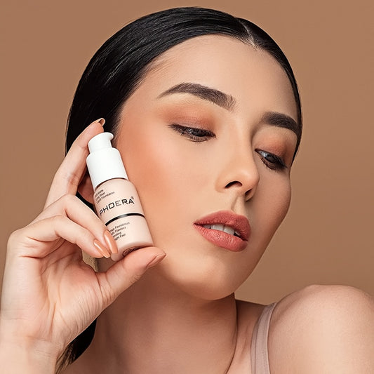 Radiant Glow Soft Matte Liquid Foundation - High Coverage, Flawless Finish, Long-lasting Highlighting Matte Effect
