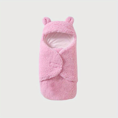 Newborn Winter Fleece Teddy Bear Ultra Soft Swaddle -  Cozy & Warm - For Christmas, Halloween, Thanksgiving Day - Perfect Gift for Baby Boys & Girls -  Suitable for Winter