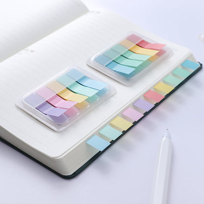 100-Count Oblong Sticky Tabs | Writable & Repositionable Page Flags | Color-Coded Index Tabs for Easy Organization