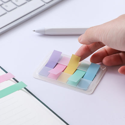 100-Count Oblong Sticky Tabs | Writable & Repositionable Page Flags | Color-Coded Index Tabs for Easy Organization